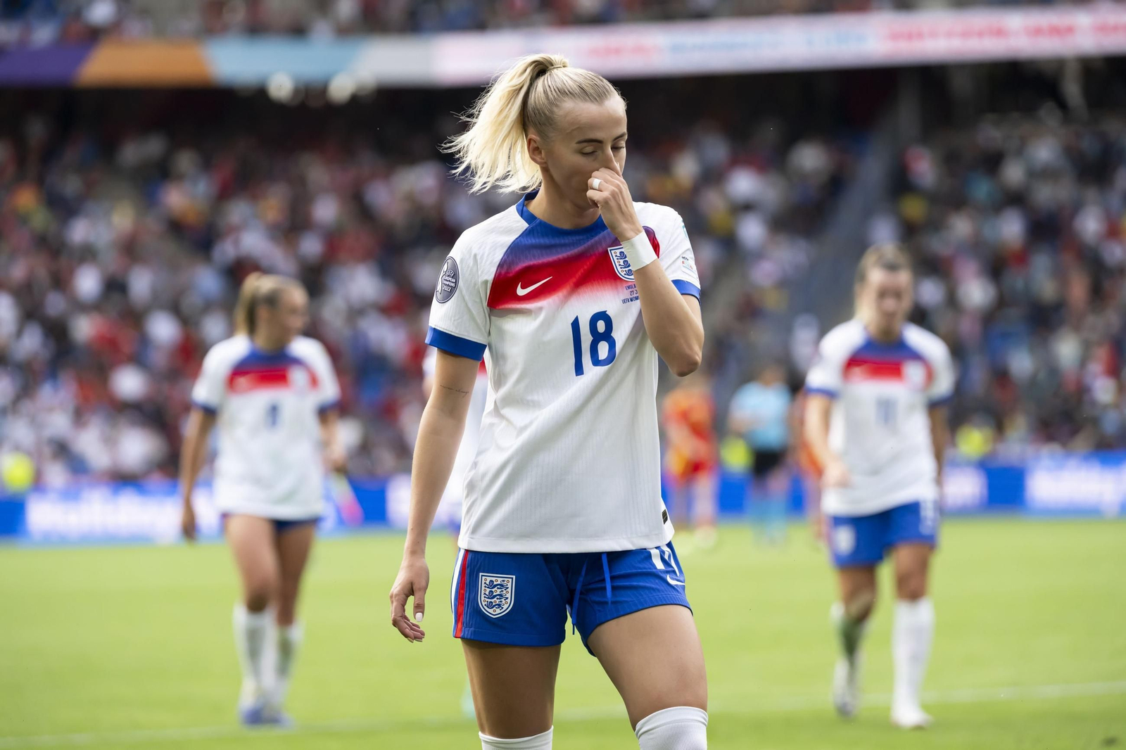 Las mejores imágenes de la final España - Inglaterra de la Eurocopa femenina