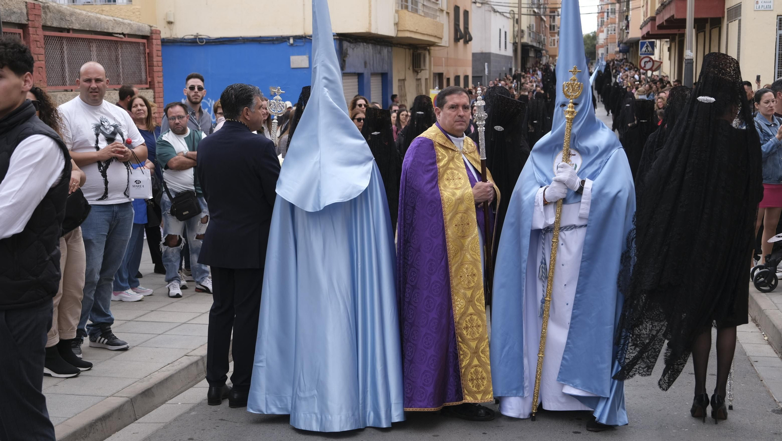 La procesión de Los Ángeles en Almería, en imágenes