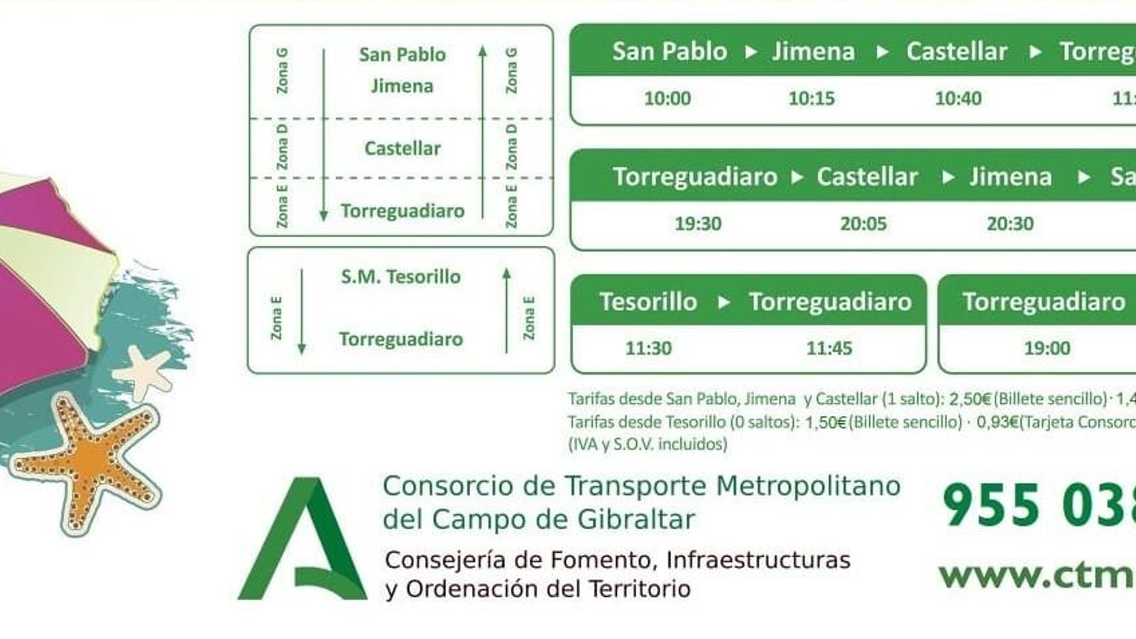 Horarios Bus Playas