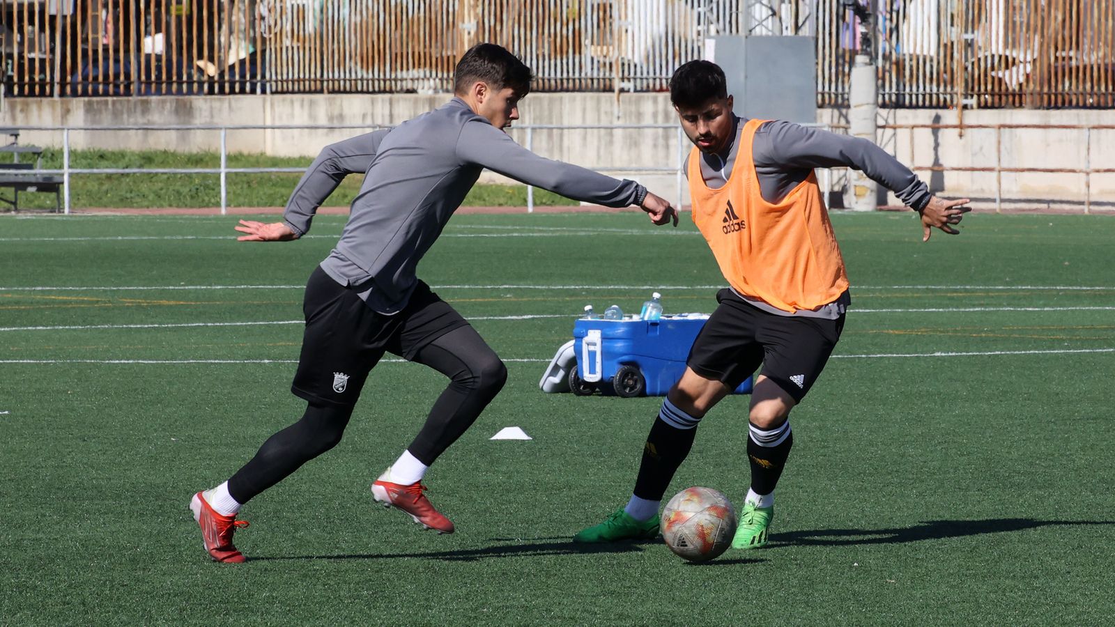 Entrenamiento de Juan Pedro 'El Pirata' con el Xerez CD