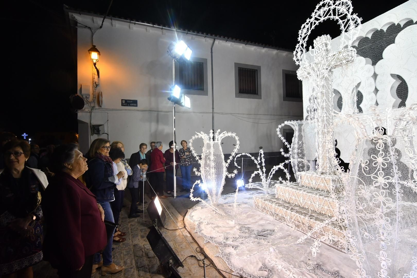 Una de las cruces de Añora de una edición anterior a la pandemia. Una de las cruces de Añora de una edición anterior a la pandemia.