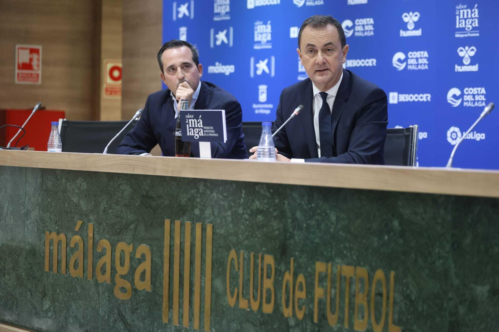 La rueda de prensa de José María Muñoz y Kike Pérez, en fotos