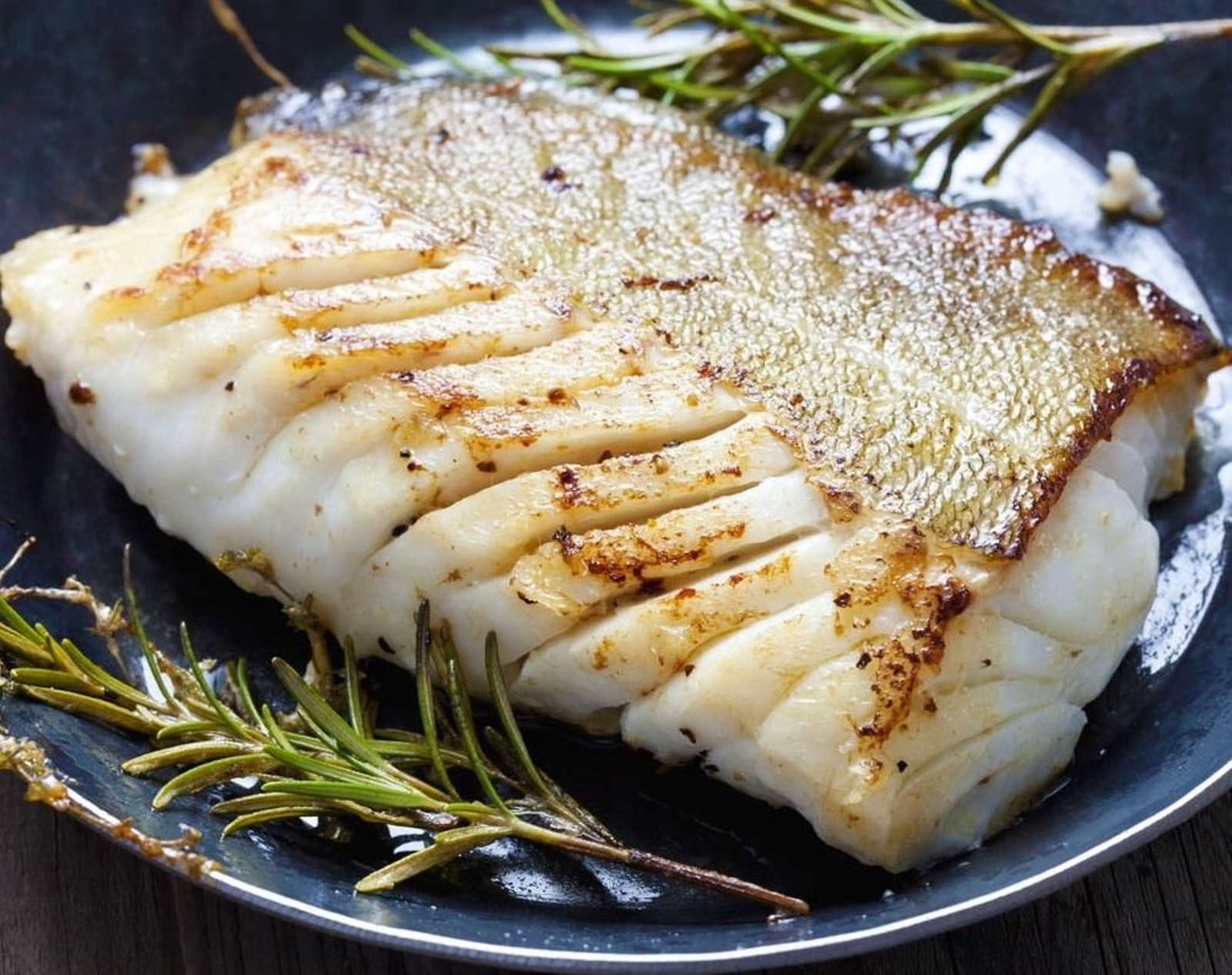 Un plato de bacalao Skrei. Un plato de bacalao Skrei.