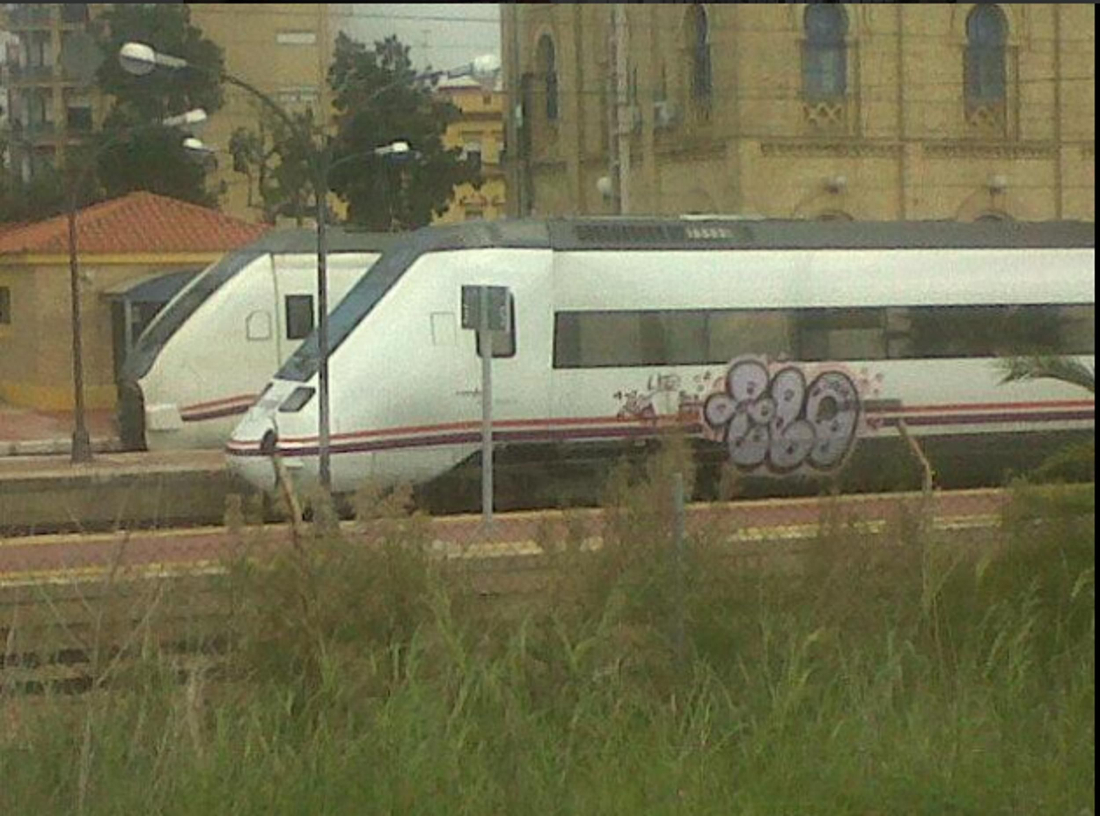 Un grafitero belga residente en Almería, detenido en Málaga por daños en trenes por más de 55.000 euros