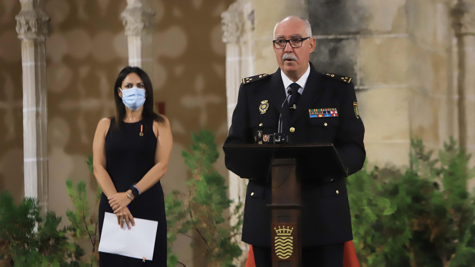 Entrega de medallas de la asociación policial Santo Angél de Jerez