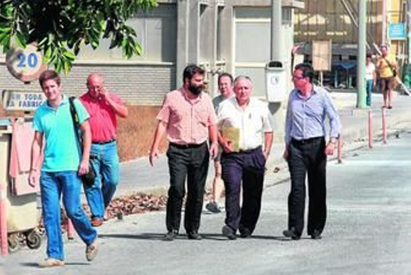 Javier Dupuy, José Pérez y Manuel Andrés González.