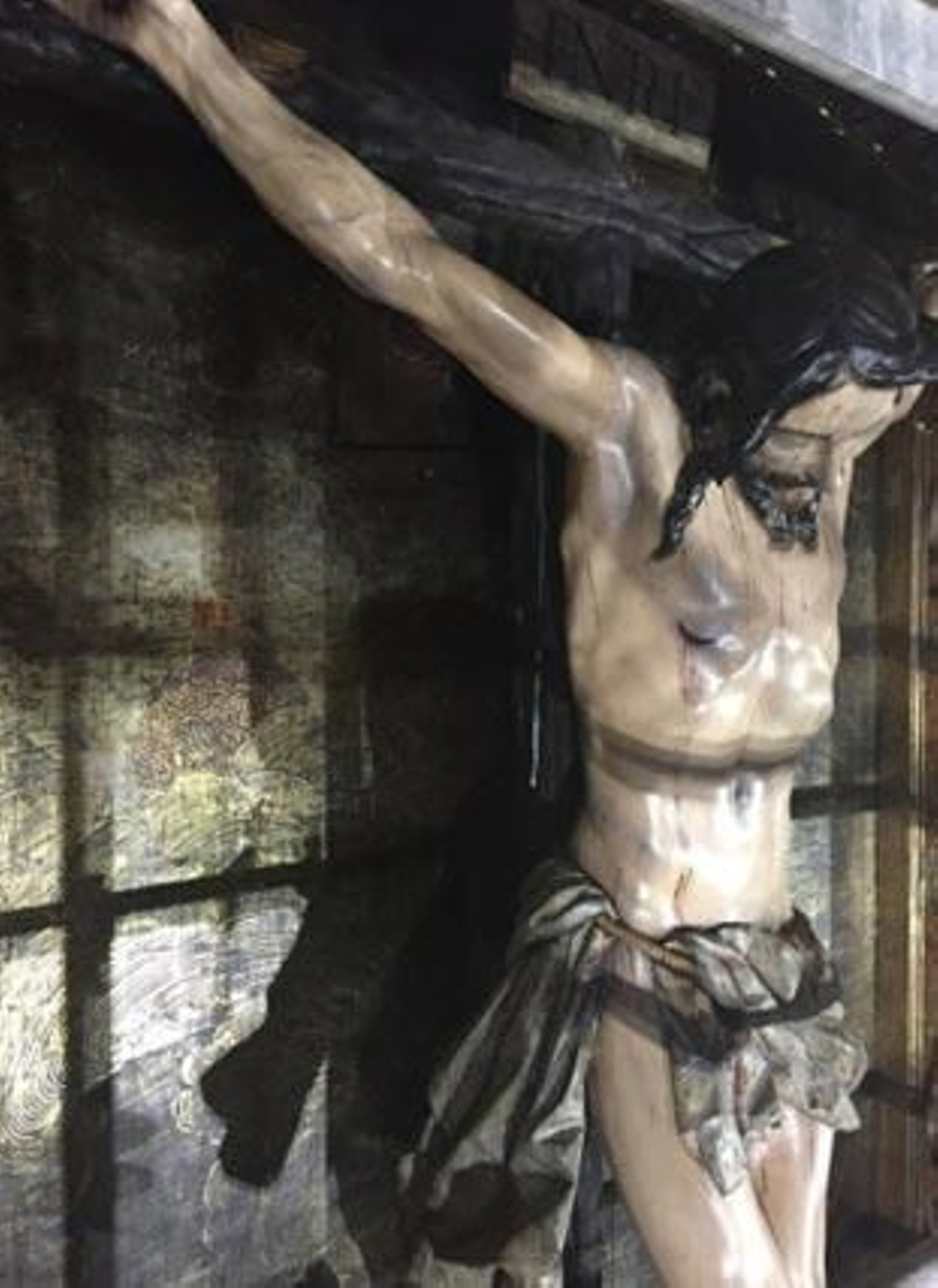 Crucificado del ático tras la intervención.

Foto: Carlos Roncero