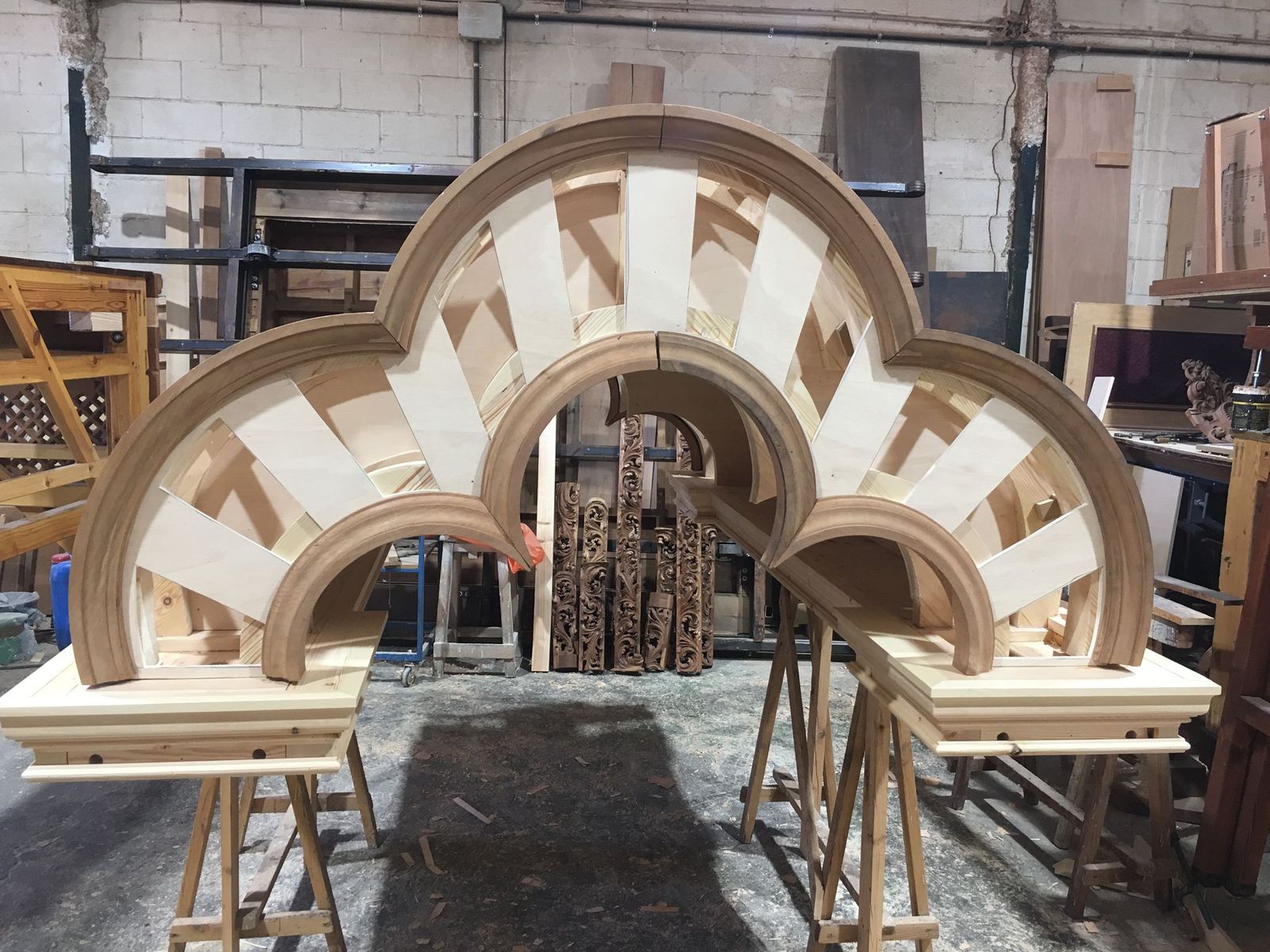 El diseño de esta singular carreta se remontal año 2013