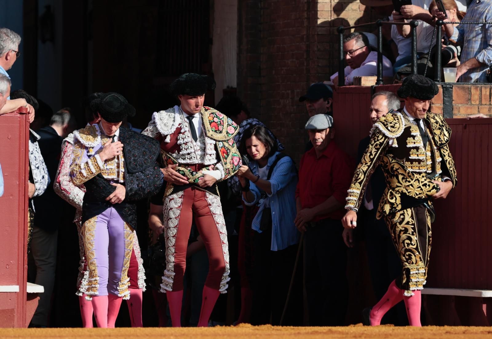 Borja Jiménez y Roca Rey, en Sevilla, en una de las escasas tardes que han compartido juntos.