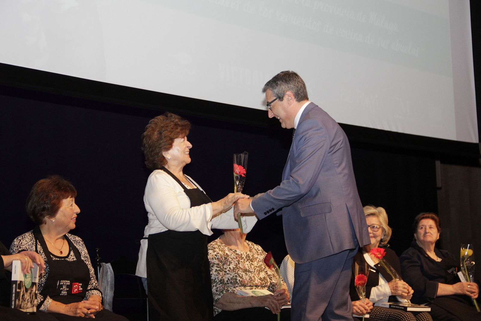Salado, durante la presentación del libro de recetas 'Málaga cocina emoción'