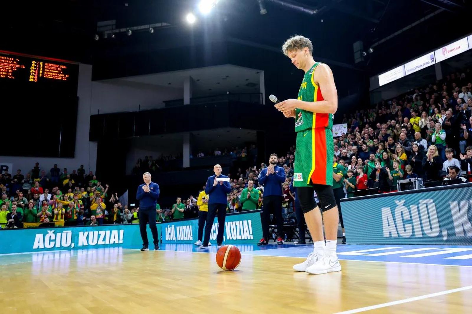 El último baile de Kuzminskas con la selección lituana