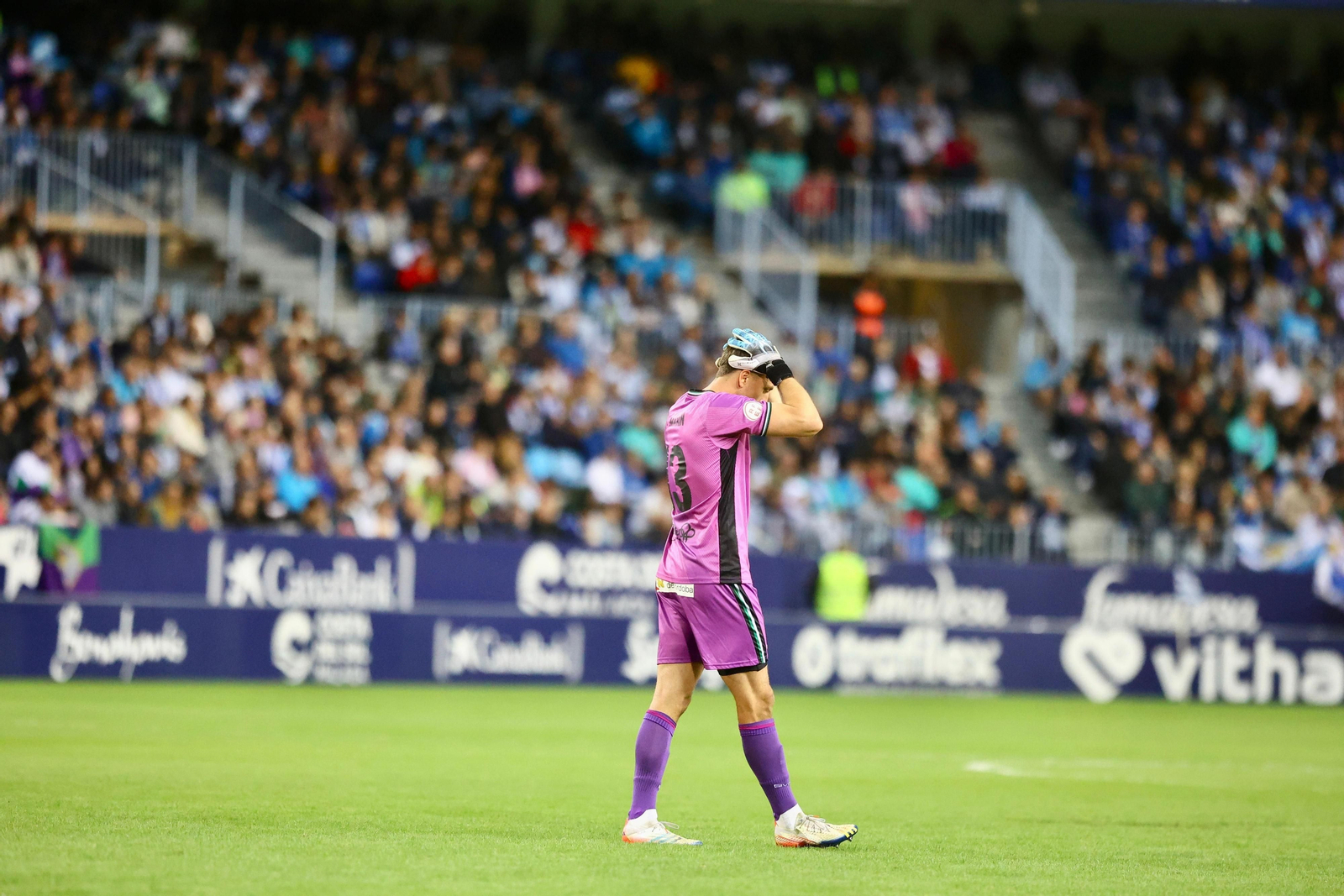 El Málaga CF-Córdoba, en fotos