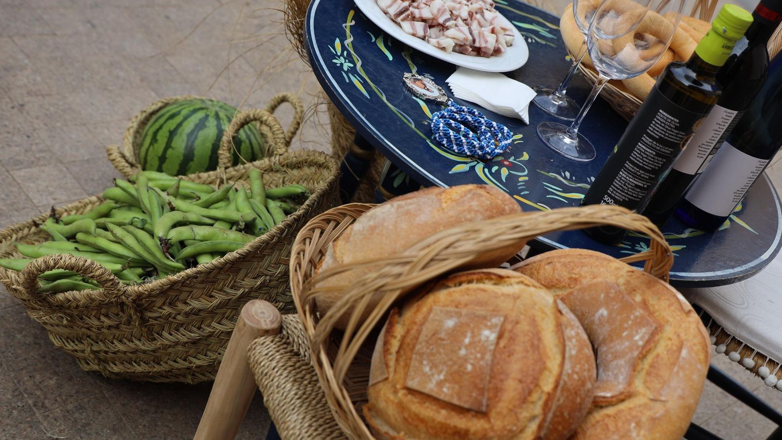 La fiesta de la fritaílla con habas y tocino, uno de los grandes alicientes de San Marcos.