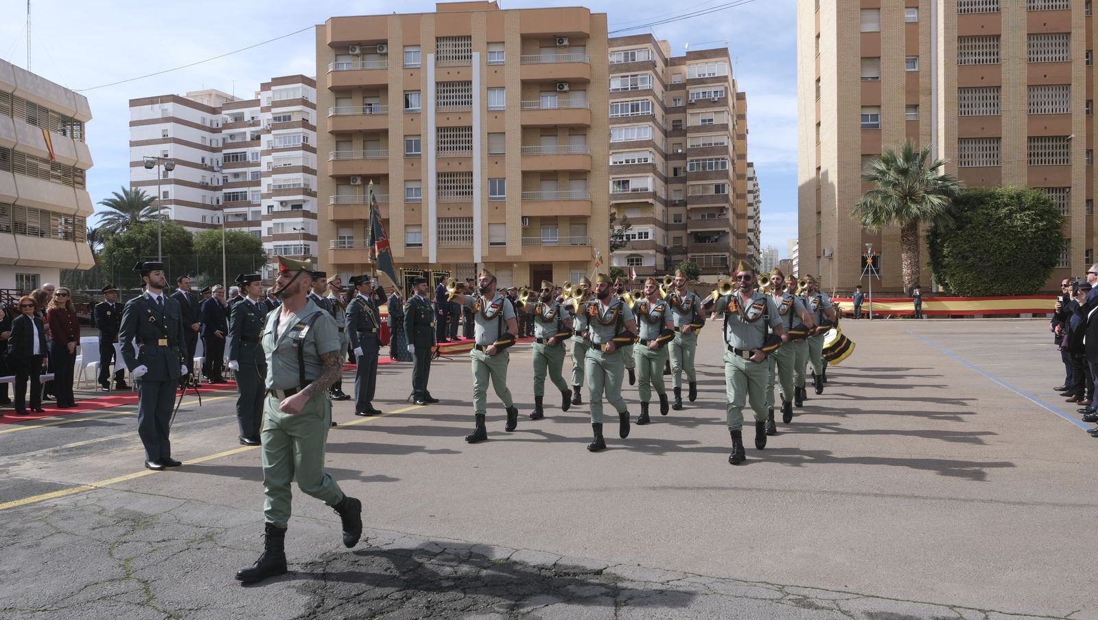 Las imágenes de la toma de posesión del nuevo coronel jefe de la Guardia Civil de Almería