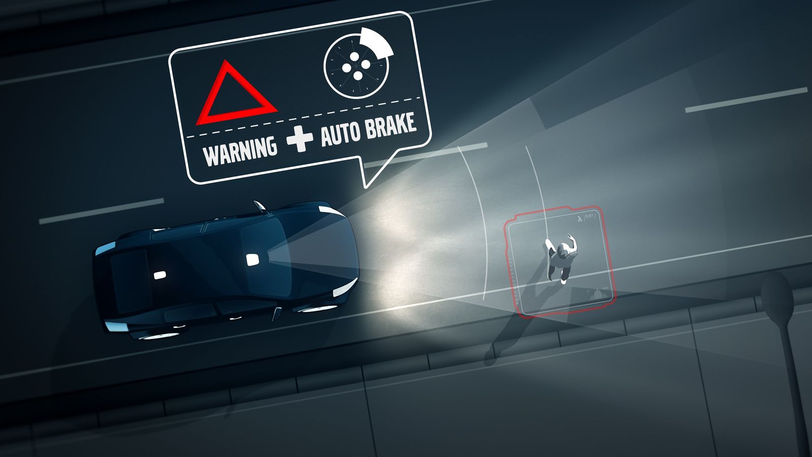 La identificación de peatones en la trayectoria del vehículo y la activación automática de frenos, en el caso de que el conductor no frene, pueden evitar muchos atropellos.