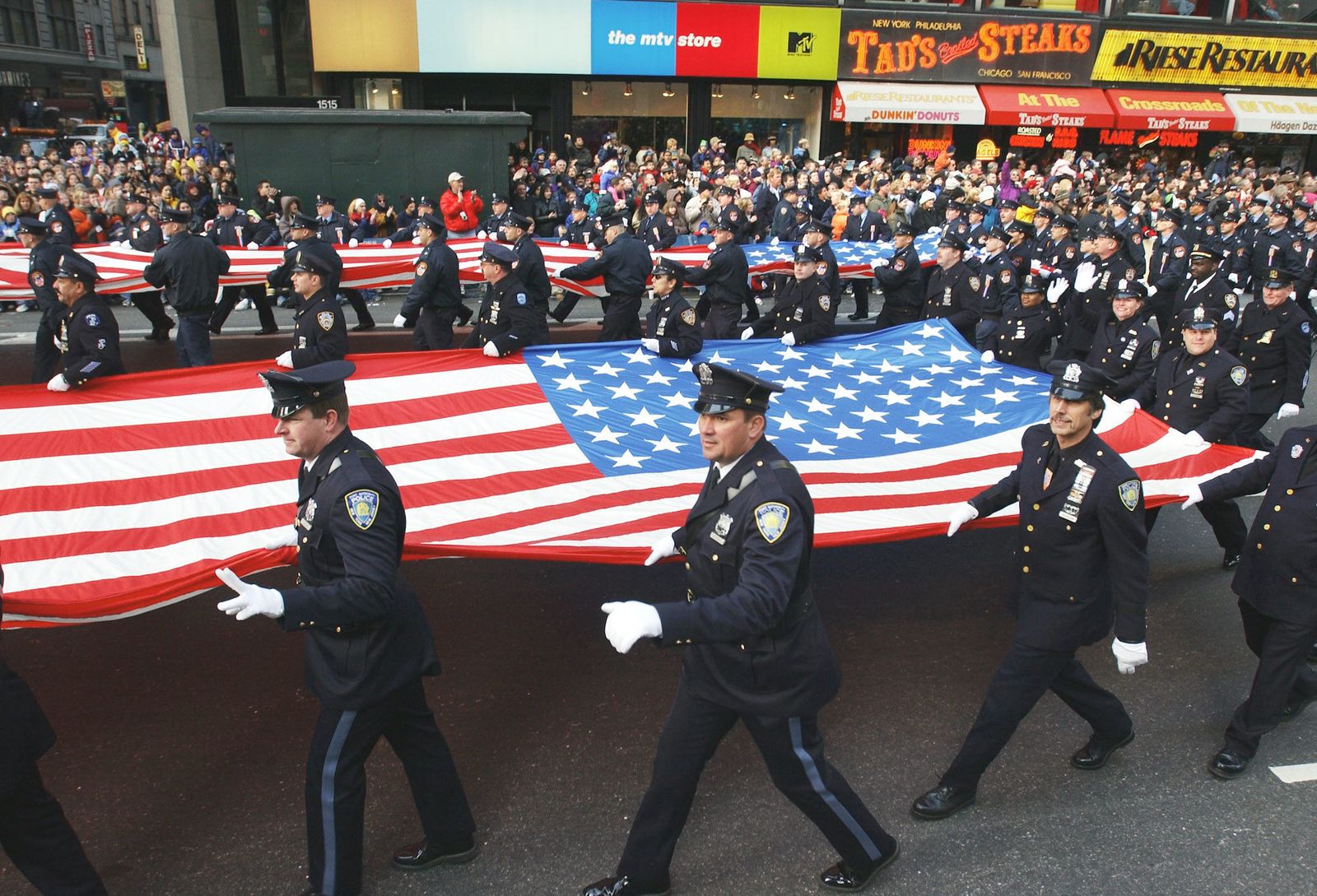 Desfile de la Policía de Nueva York.