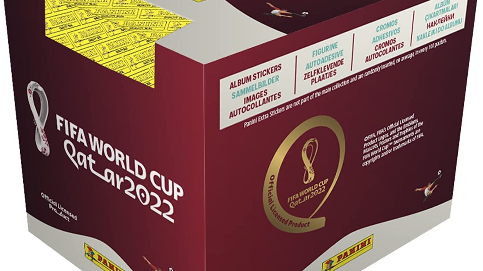 Caja de sobres del Mundial