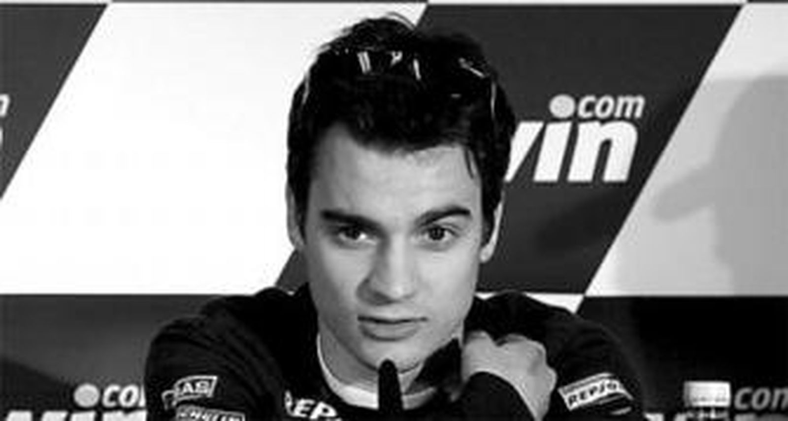 Dani Pedrosa, durante su conferencia de prensa de ayer.