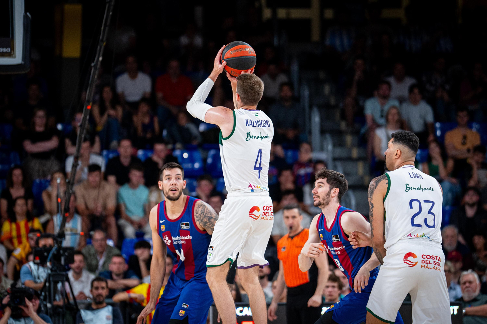 El Barcelona - Unicaja de ACB, en fotos