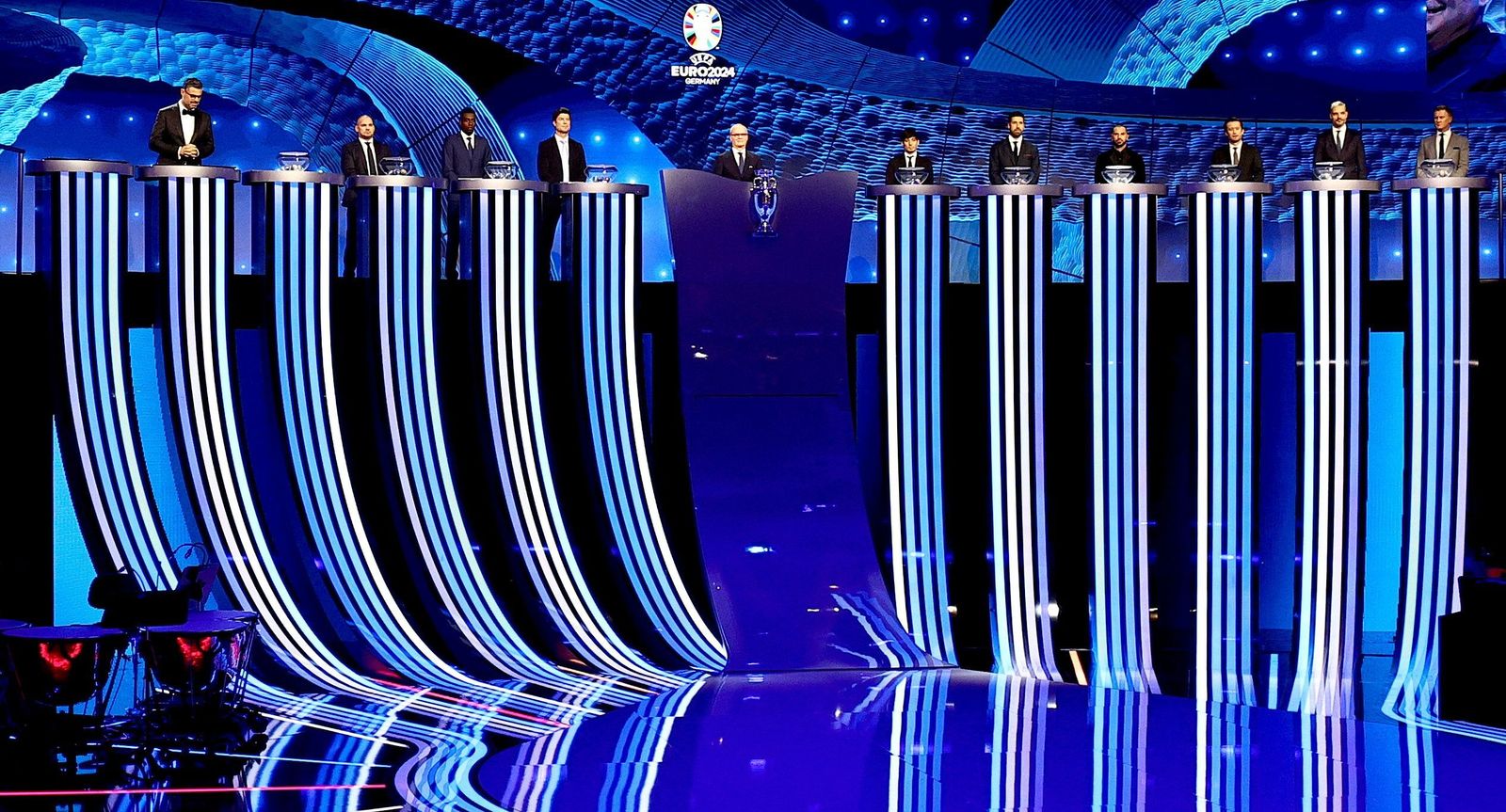 Las fotos del sorteo de la Eurocopa 2024