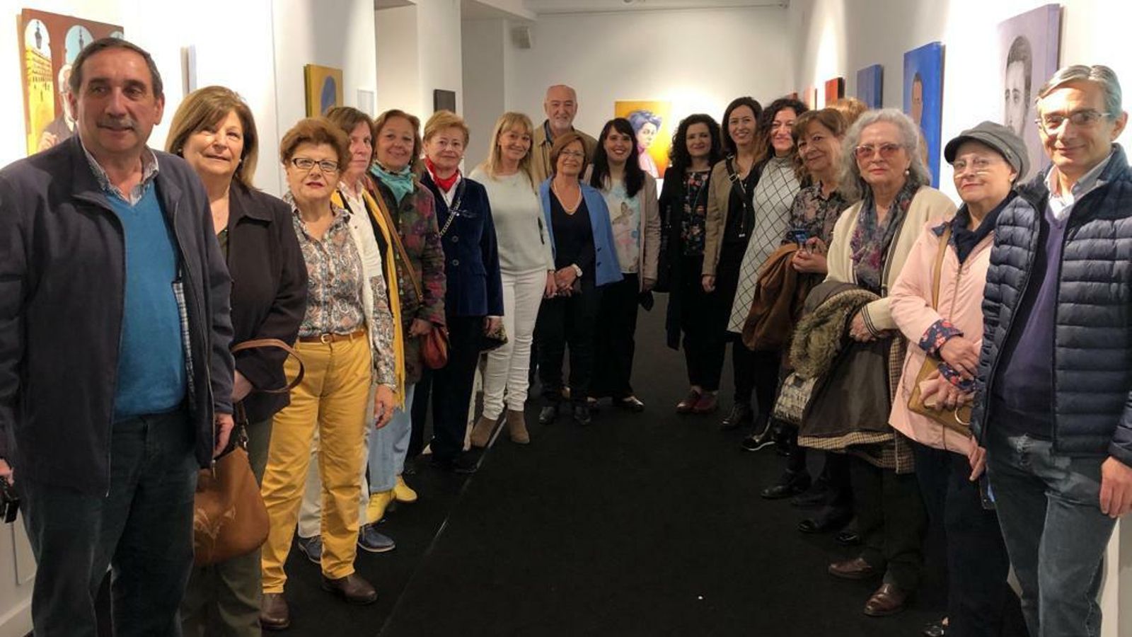 Pintores que han participado en el trabajo.