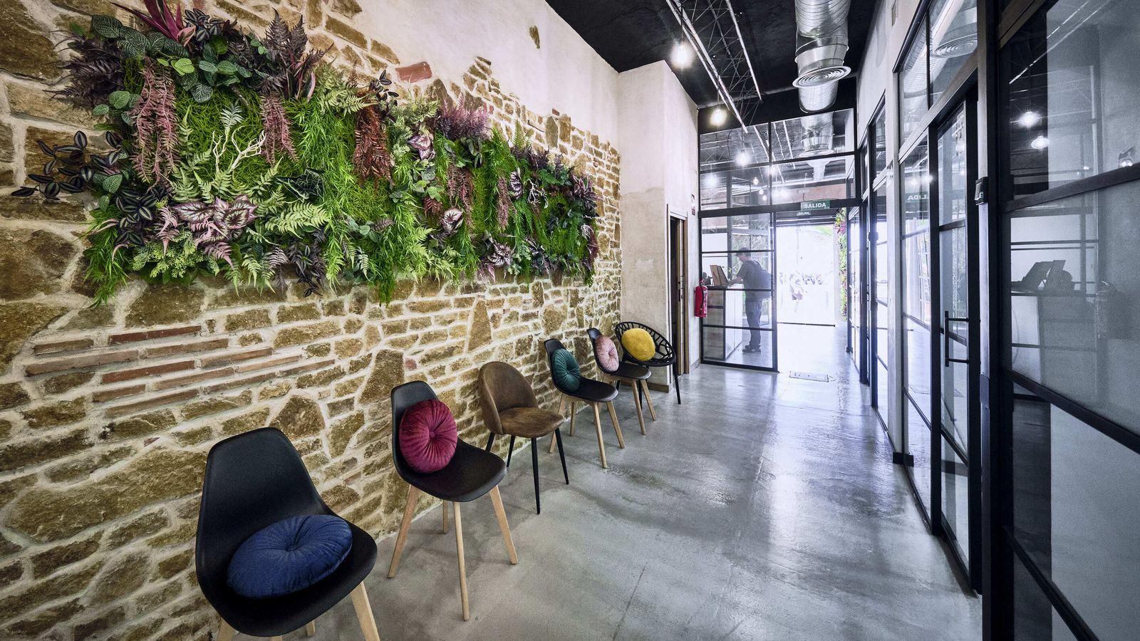 Interior de la clínica