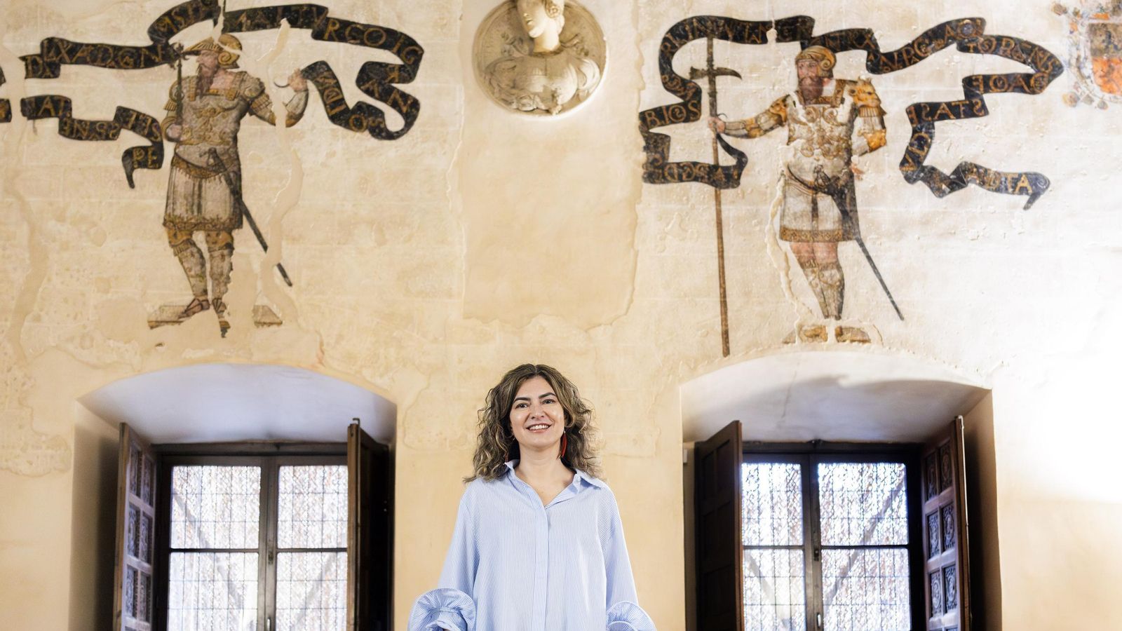 Susana Martín en la Cuadra Dorada, en la Casa de los Tiros.