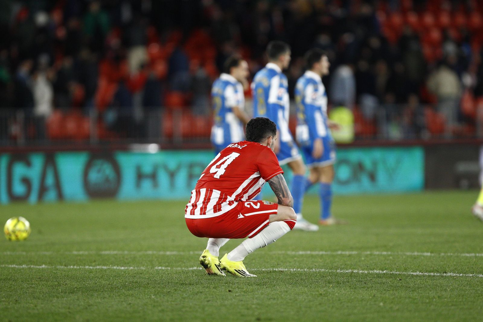 Las fotos del partido U.D. Almería - Deportivo de La Coruña