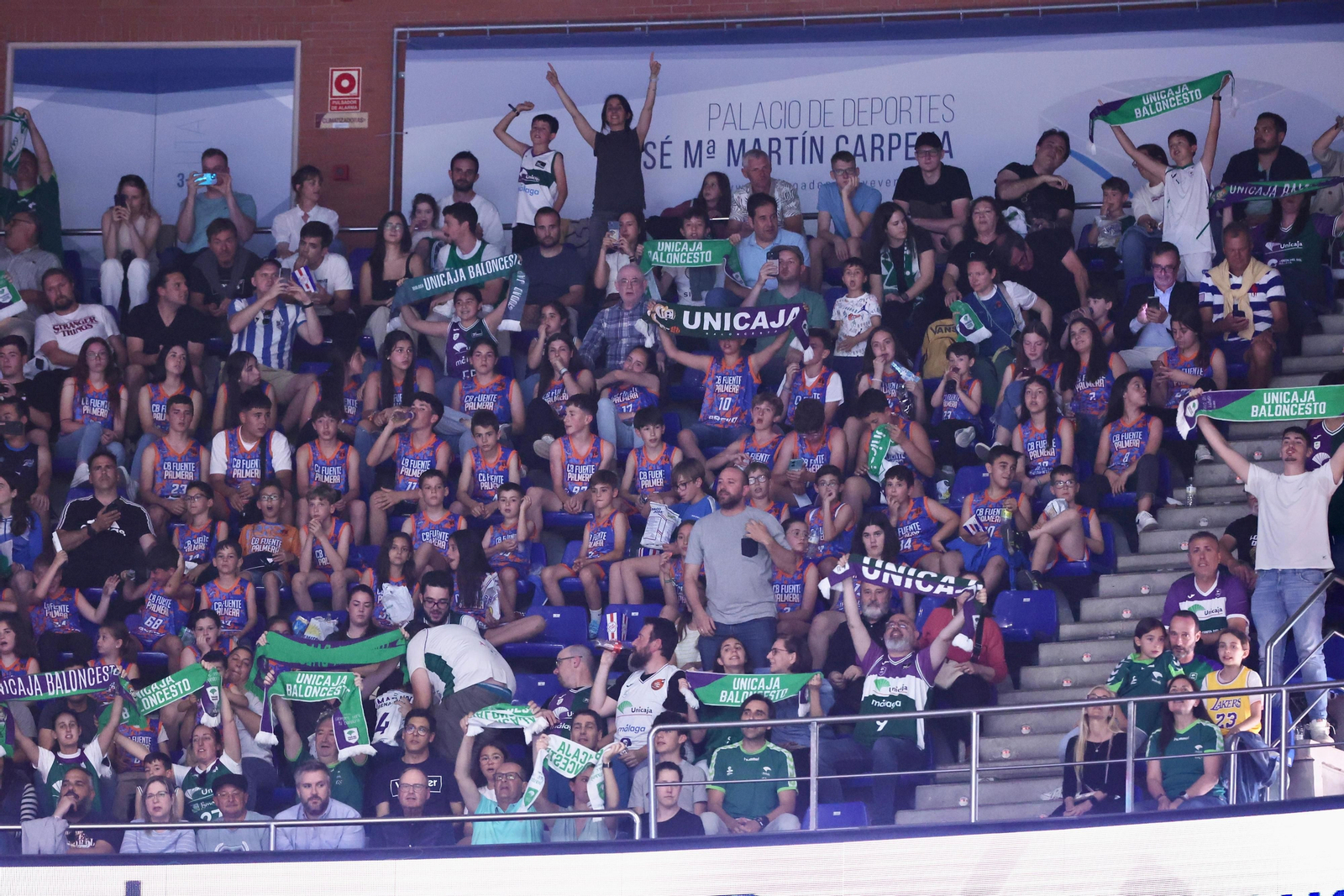 Búscate en las gradas del Carpena en el Unicaja-Baskonia