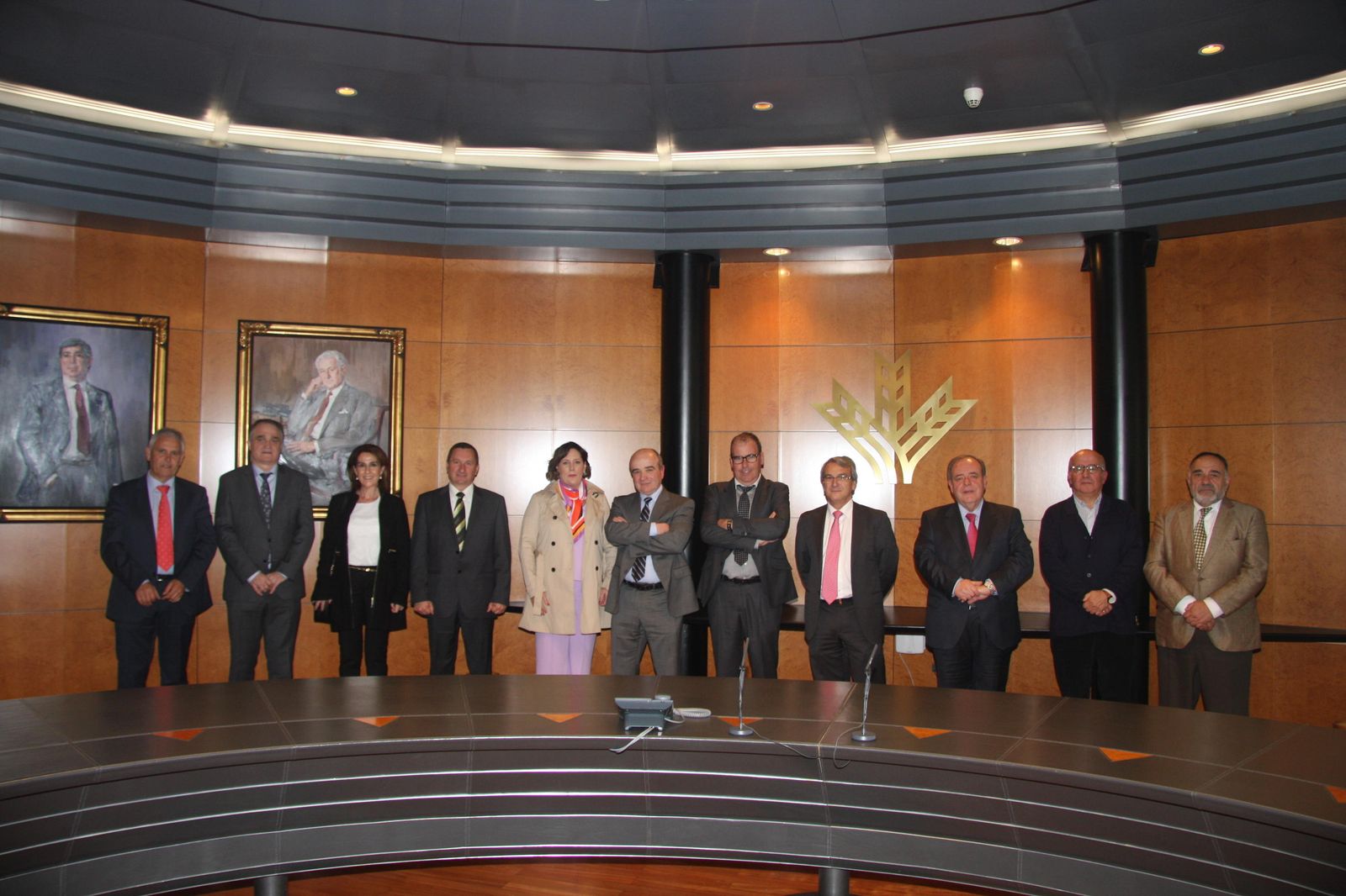 El nuevo Consejo Rector de Caja Rural presidido por Antonio León.