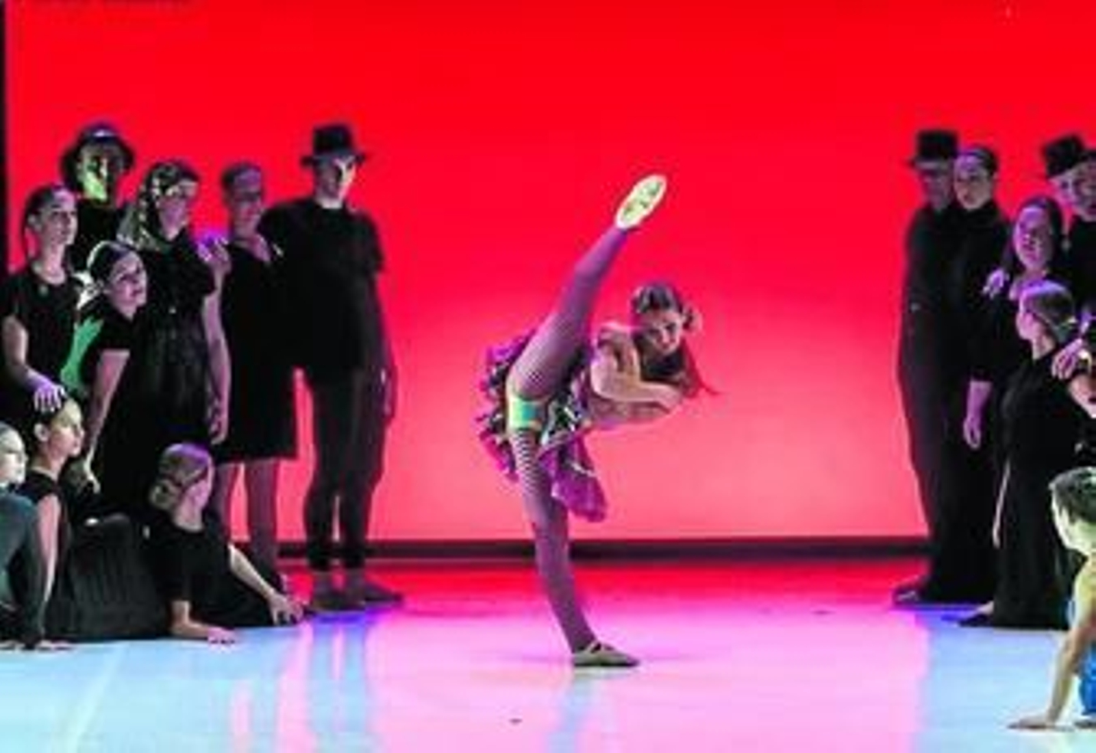 Flick Flock Danza en una de sus actuaciones