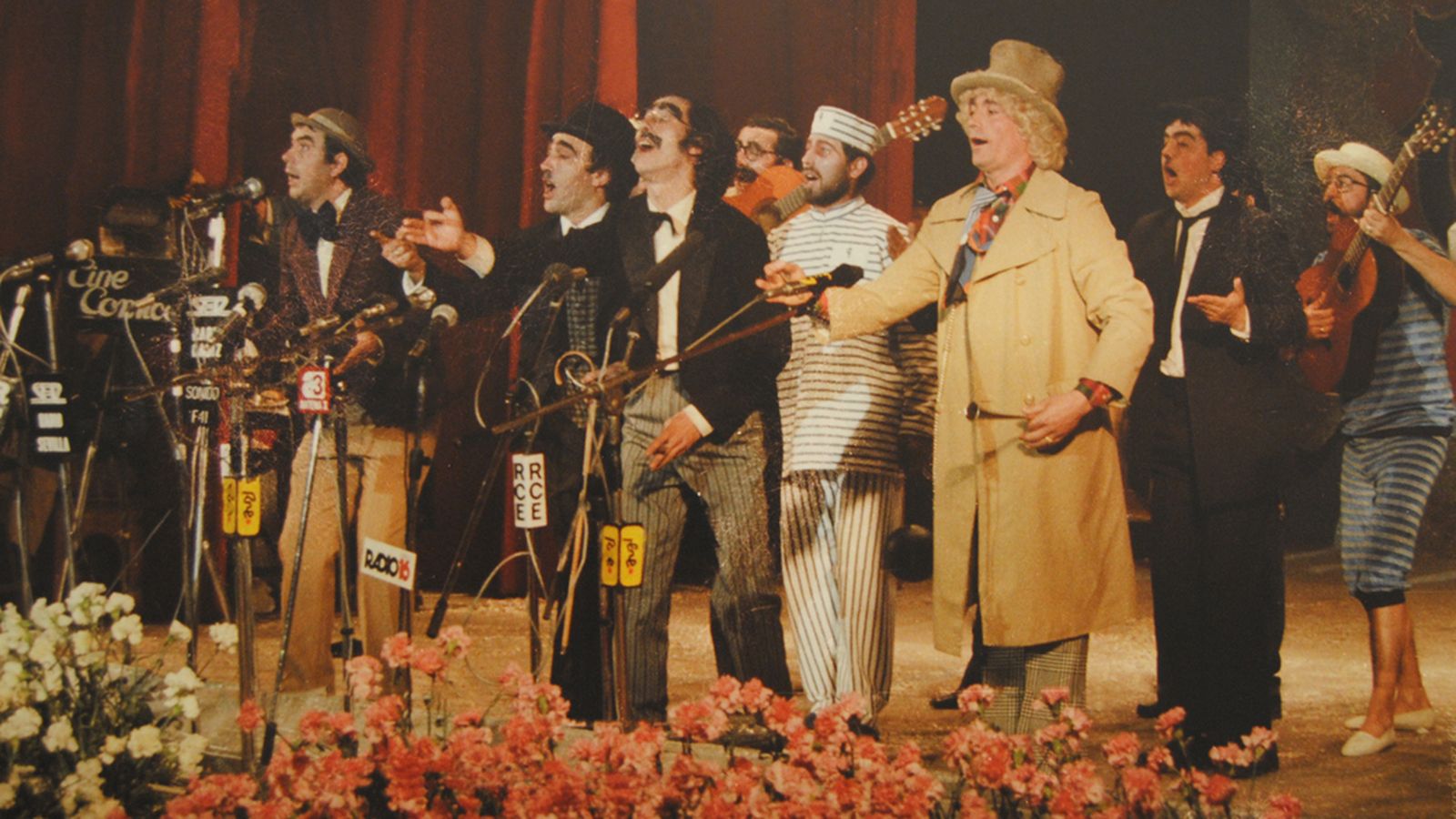 La chirigota algecireña 'Cine cómico', sexto premio de 1983.