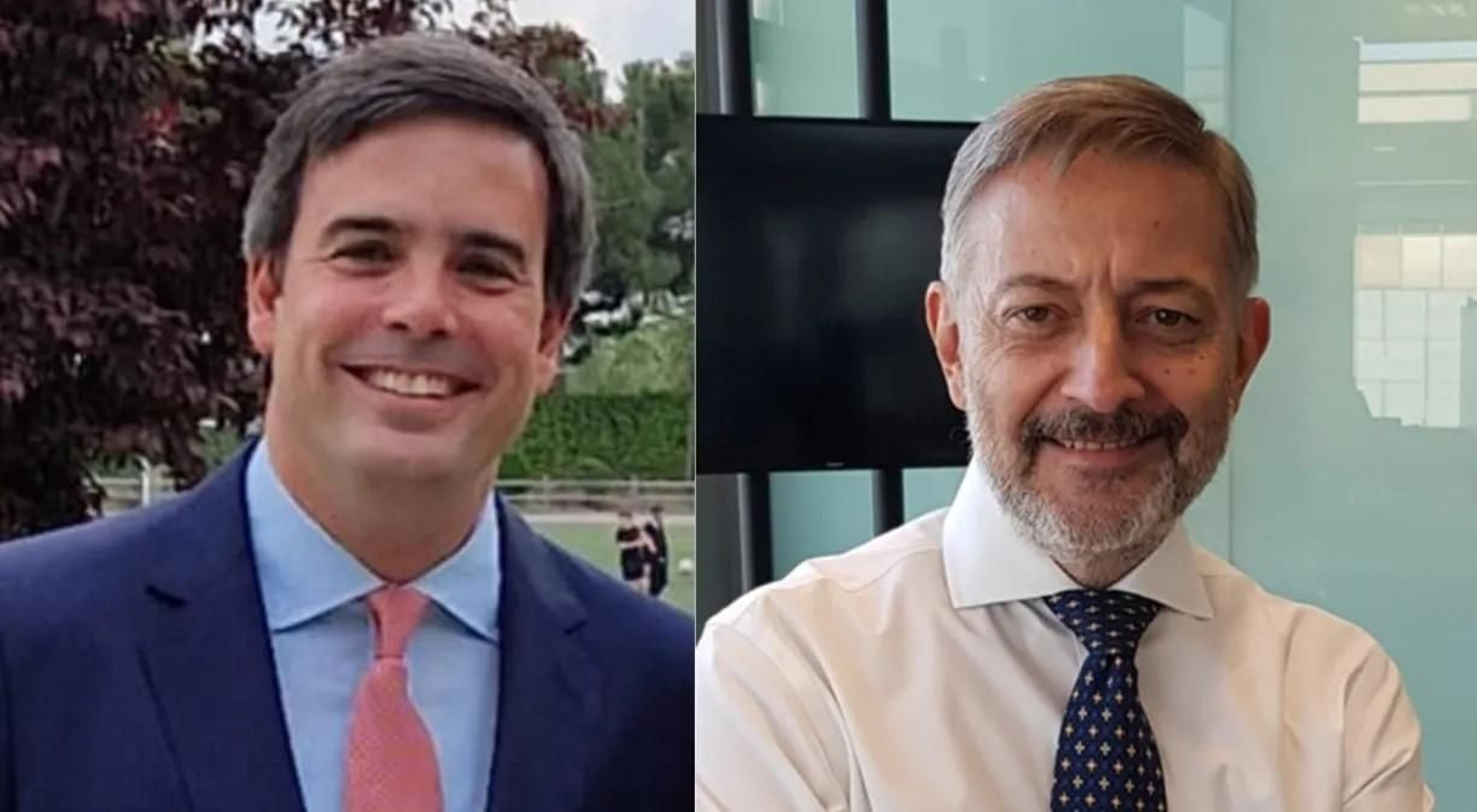 Juan Azcue, director de Finanzas y Desarrollo Corporativo de Telefónica, y Ernesto Gardelliano, director de Estrategia y Control de la compañía y miembro del Comité Ejecutivo