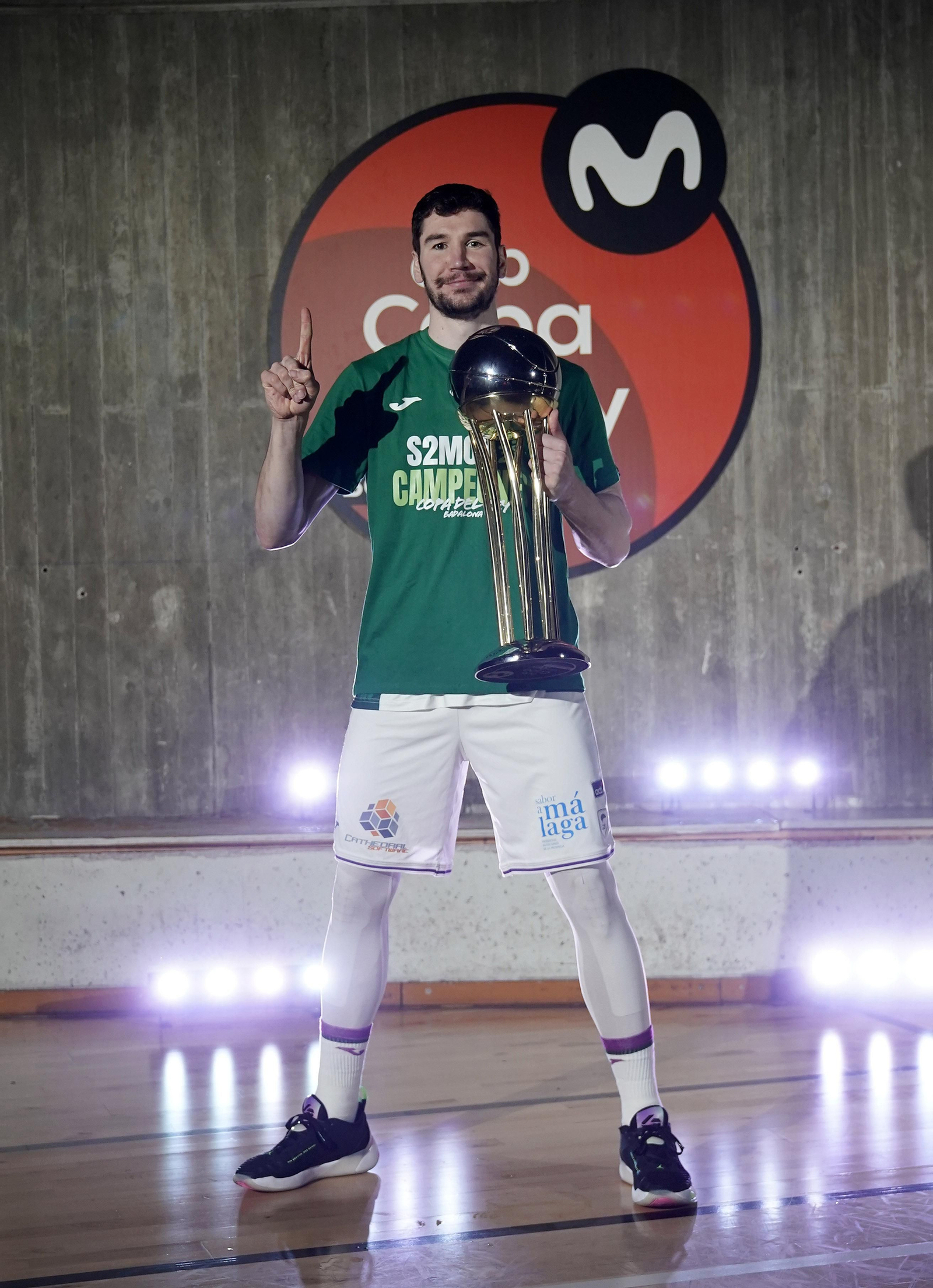 La sesión de fotos del Unicaja campeón