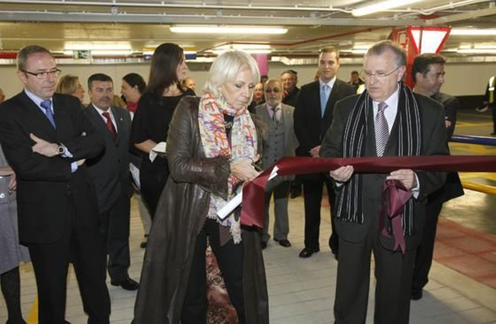 Teófila Martínez inaugura la ampliación del parking de Canalejas. 

Foto: Jesus Marin