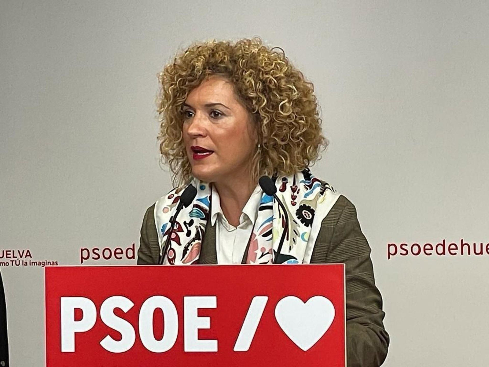 La secretaria general del PSOE de Huelva, María Eugenia Limón.
