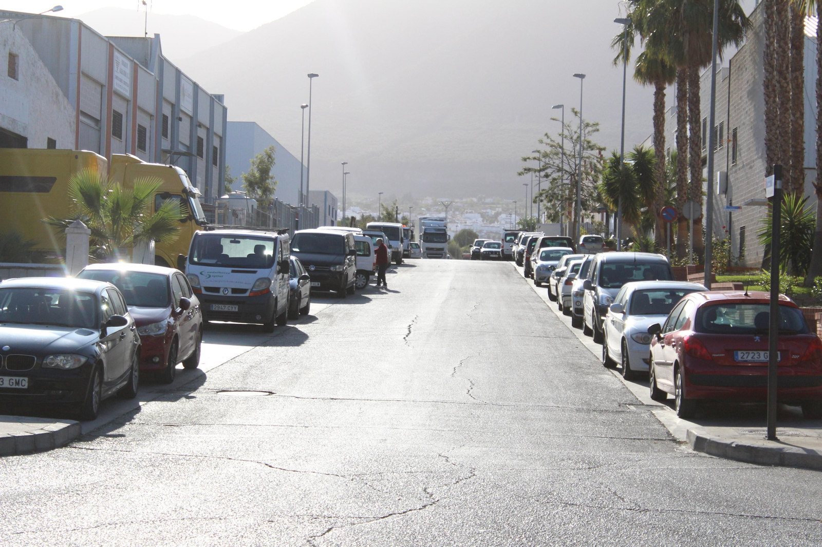 Polígono industrial La Rosa, en Alhaurín el Grande.