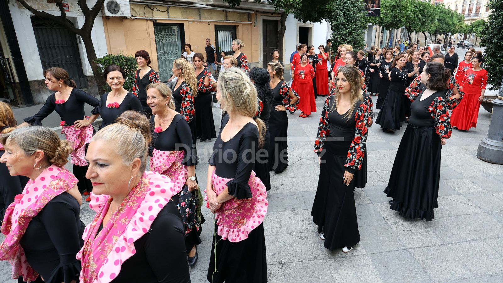 Flashmob de la academia de baile de Fani Muñoz en Jerez