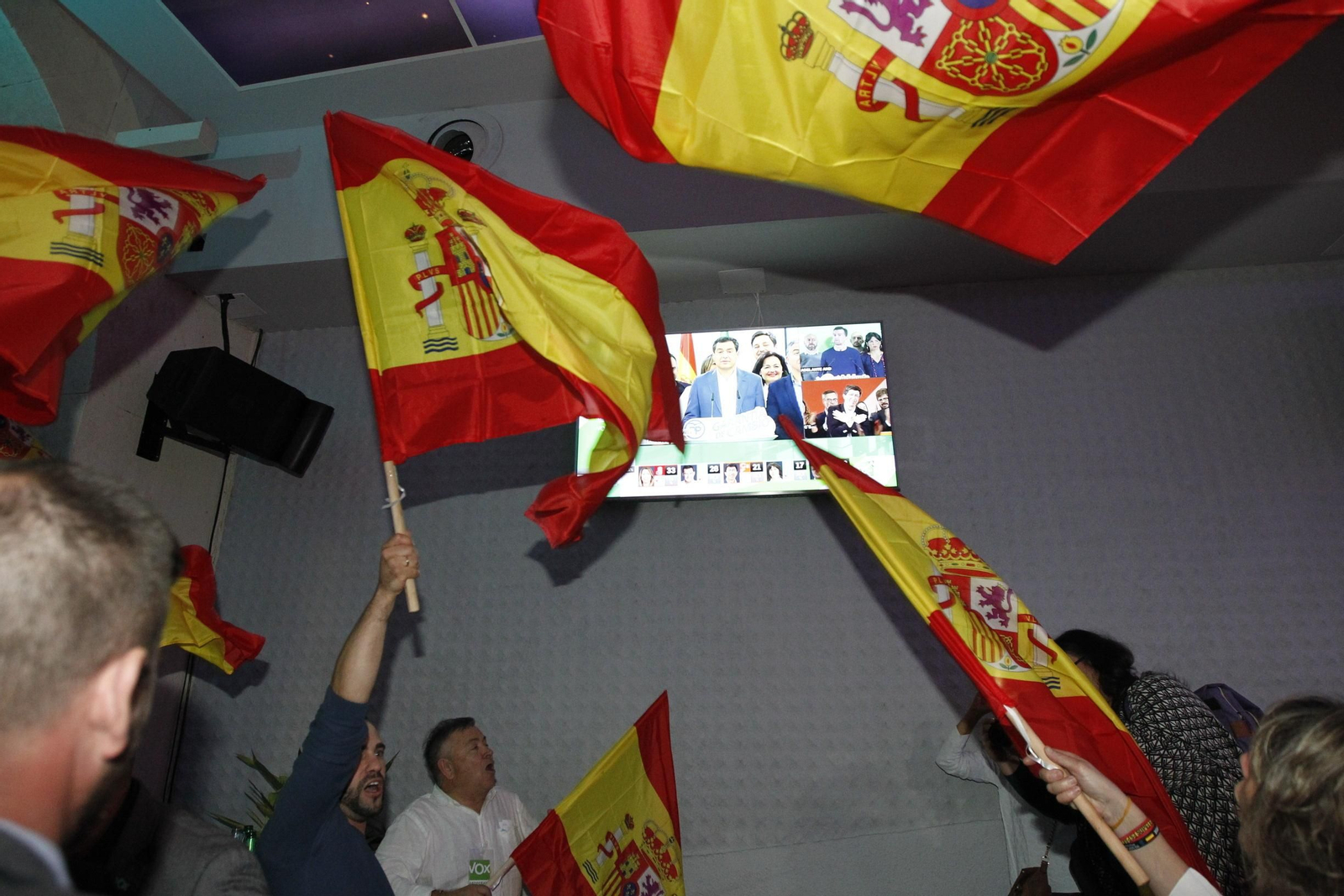 La fiesta de Vox Almería, en imágenes.