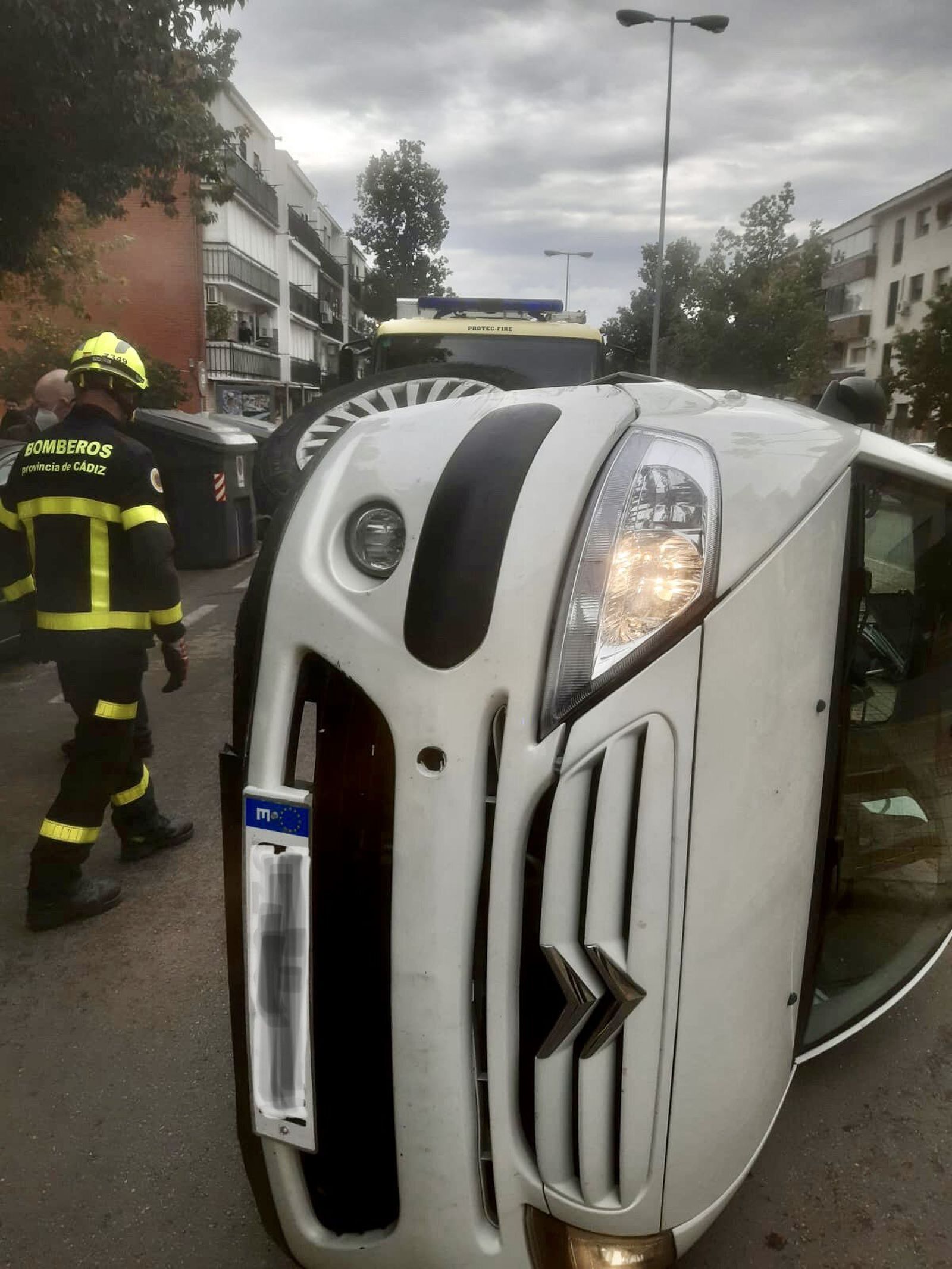Estado en el que quedó el vehículo.