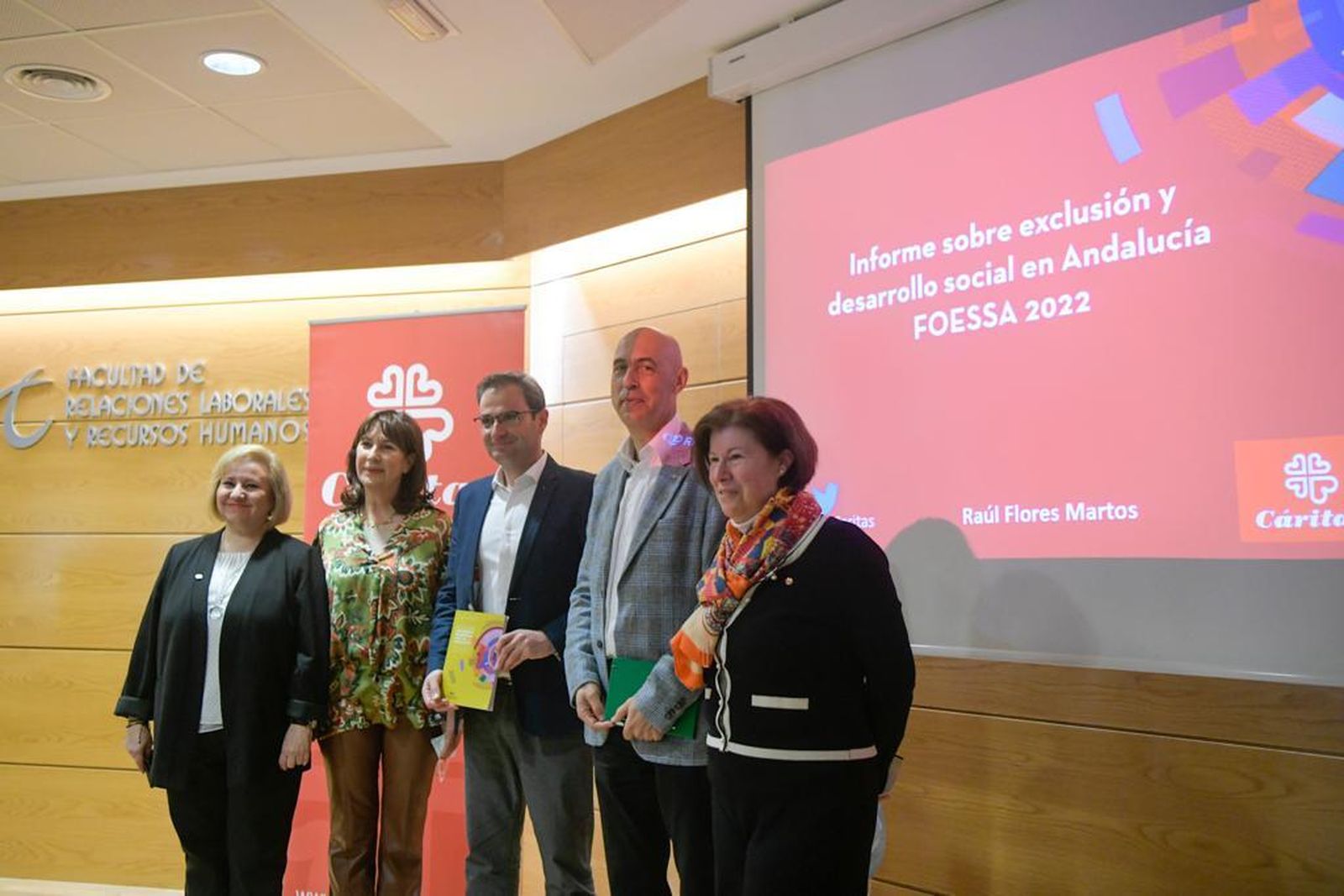 Presentación en Granada del informe de exclusión social en Andalucía realizado por la Fundación Foessa y Cáritas