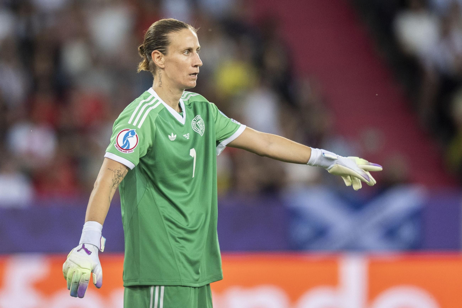 Las mejores imágenes de la semifinal Alemania-España de la Eurocopa femenina