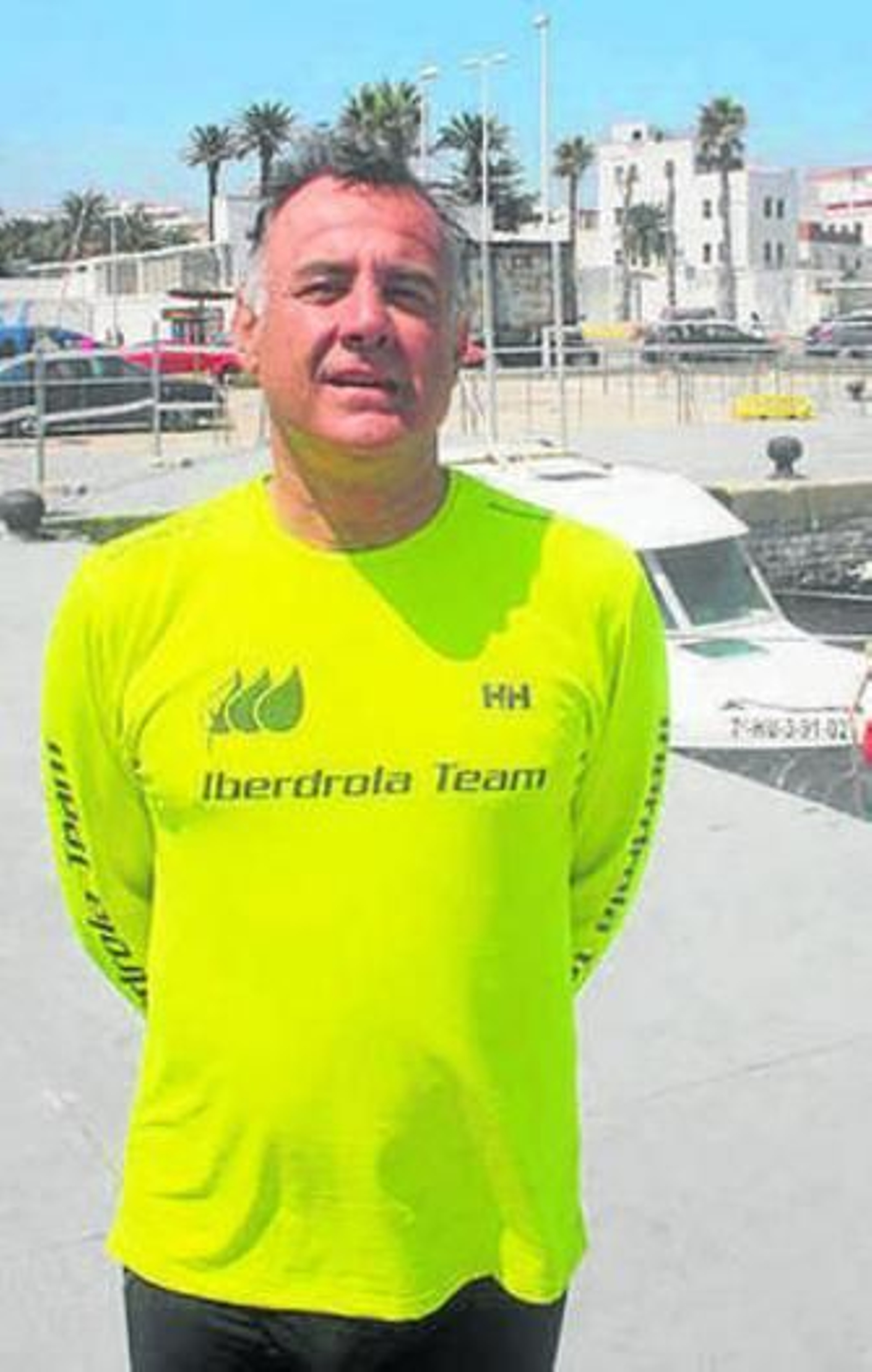 Quetglas, ayer en Tarifa.