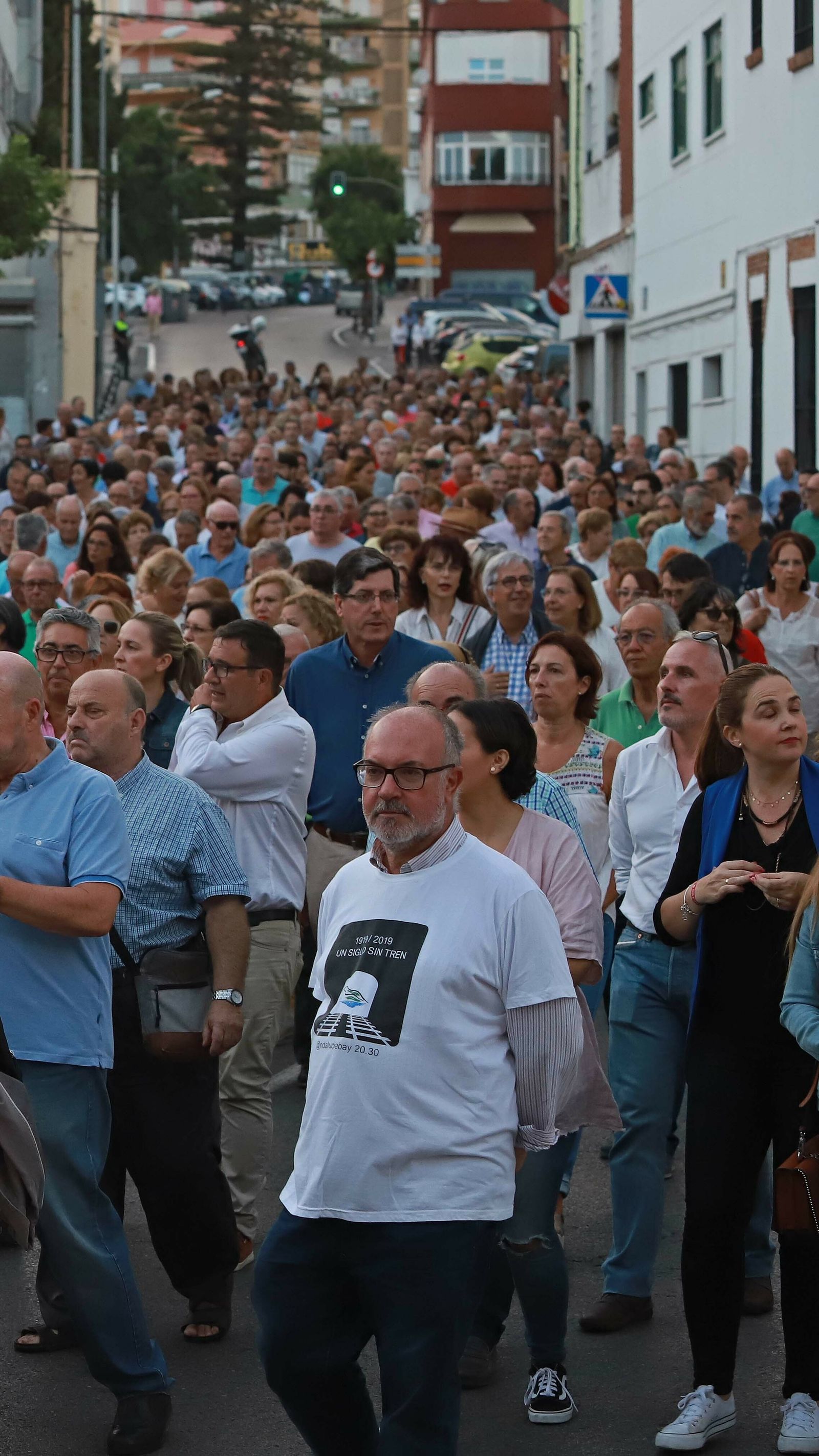 Las mejores fotos de la manifestación por el tren en el Campo de Gibraltar