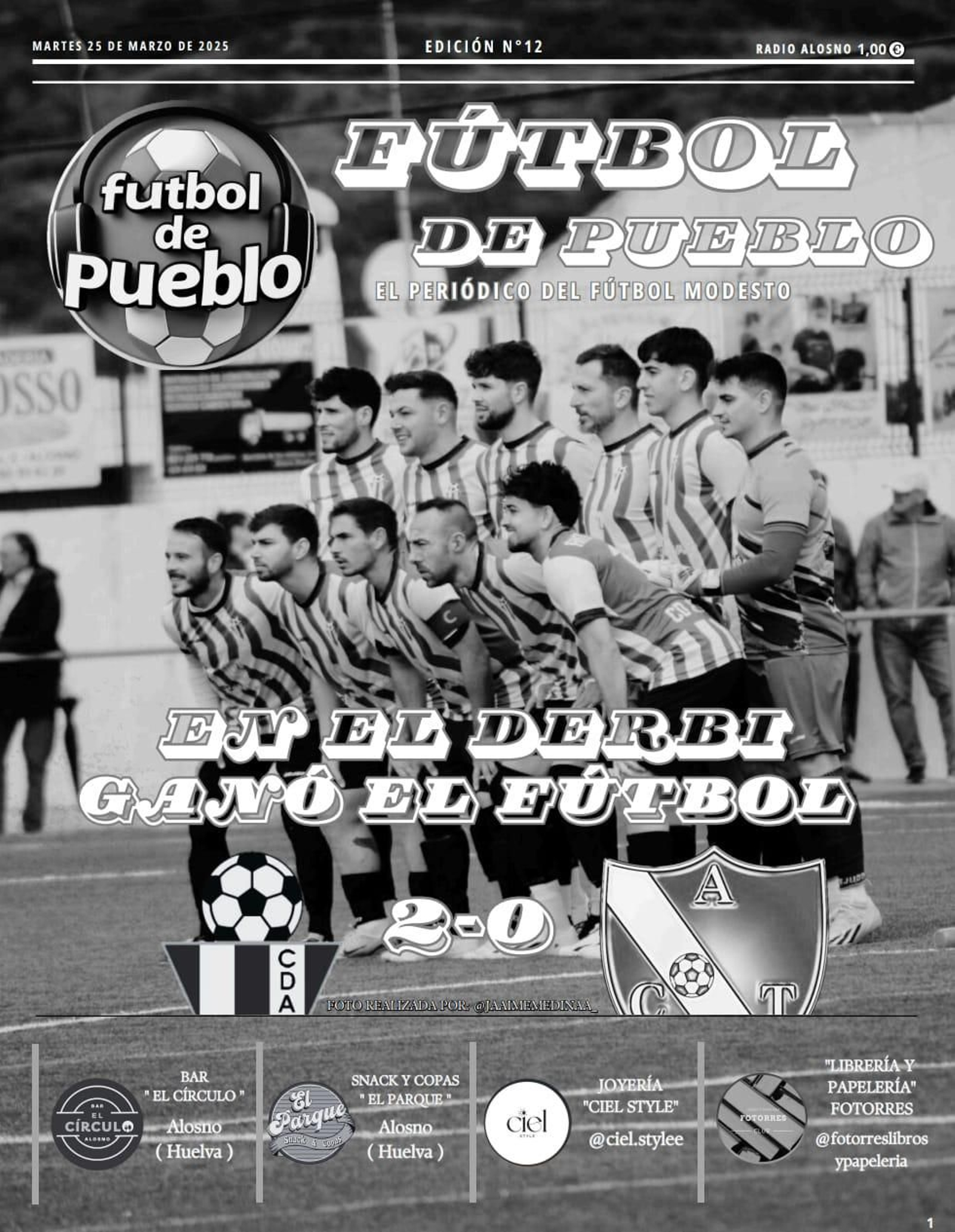 Edición nº12 de 'Fútbol de pueblo'.