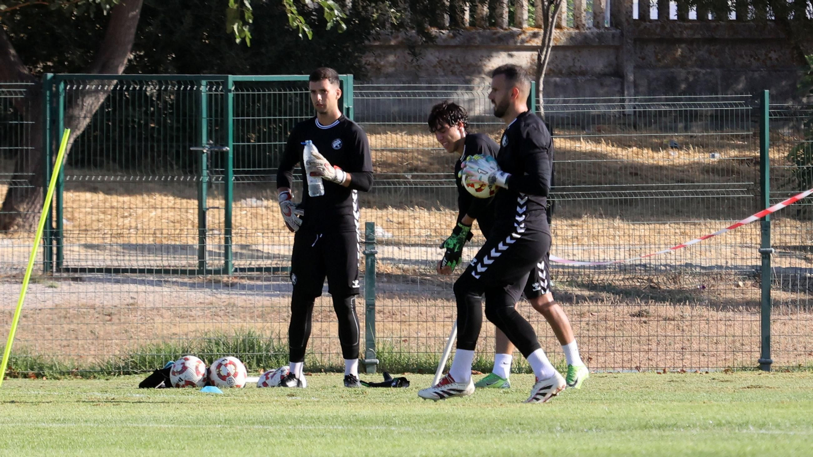 José Perales, en un entrenamiento en el Anexo.