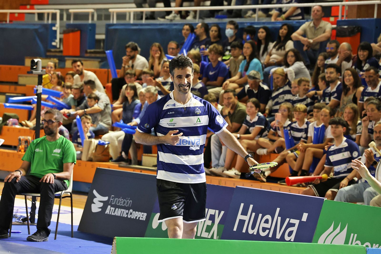 Pablo Abián durante un encuentro en el Andrés Estrada.