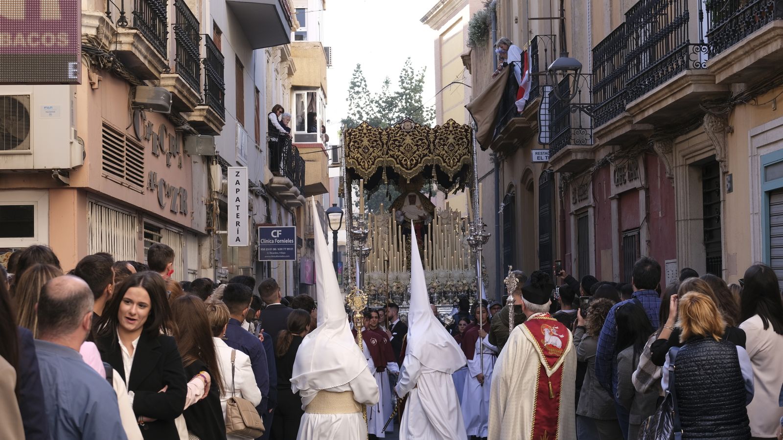 La procesión de la Santa Cena en Almería, en imágenes