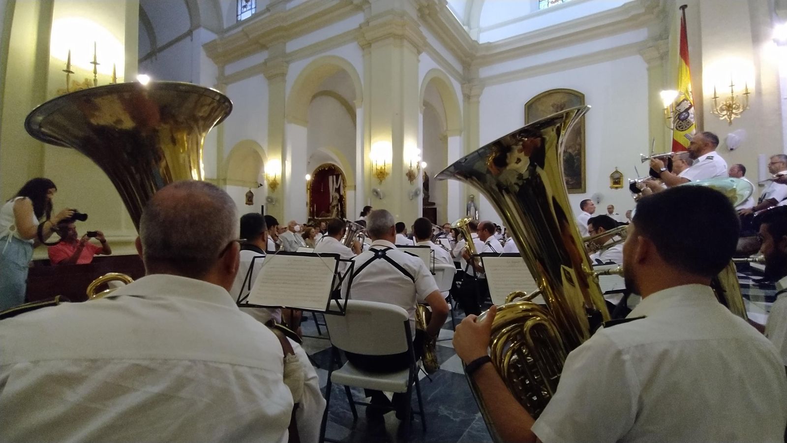 Concierto de la banda de música Maestro Tejera en San Francisco.