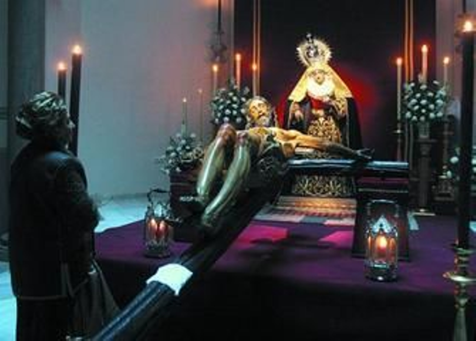 El Señor de la Misericordia y de Nuestra Señora de la Concepción, expuestos con ocasión de los 25 años.